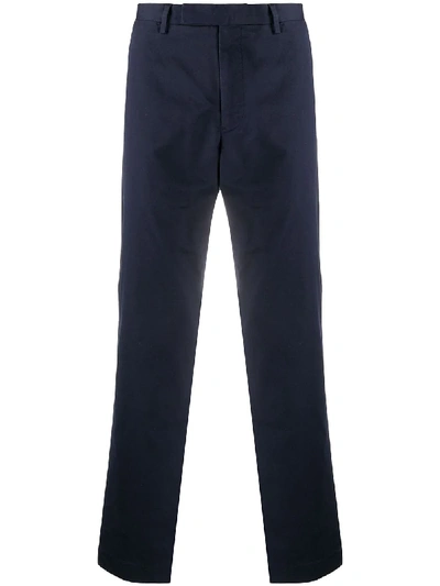 Polo Ralph Lauren Straight-leg Mid-rise Chinos In Blue