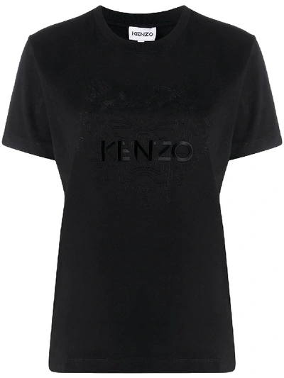 Kenzo Tiger 刺绣t恤 In Black