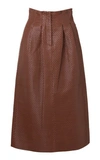 DODO BAR OR WOMEN'S TRICIA WOVEN LEATHER PENCIL SKIRT,836668