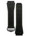 TAG HEUER MEN'S CONNECTED BLACK RUBBER SMART WATCH STRAP