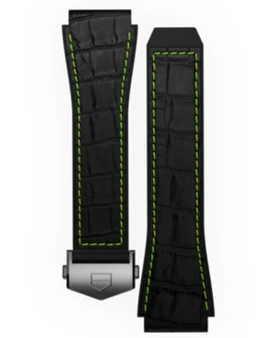Tag Heuer Men's Connected Black Rubber Smart Watch Strap