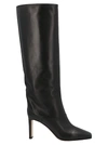 Jimmy Choo Tempe Knee-high Leather Boots In Black