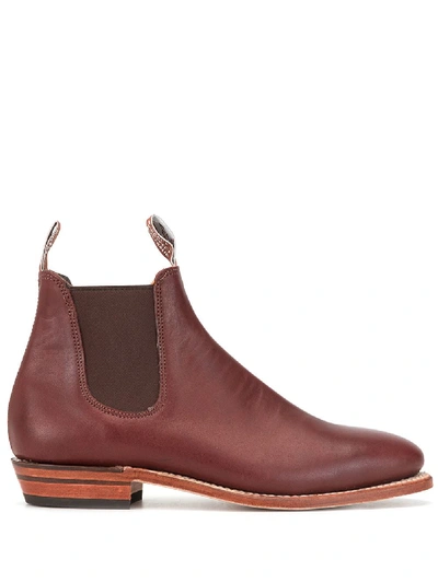 R.m.williams Adelaide Chelsea Boots In Red