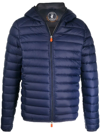 Save The Duck D3065m Gigay Padded Jacket In Blue