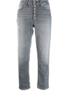 DONDUP KOONS MID-RISE STRAIGHT JEANS