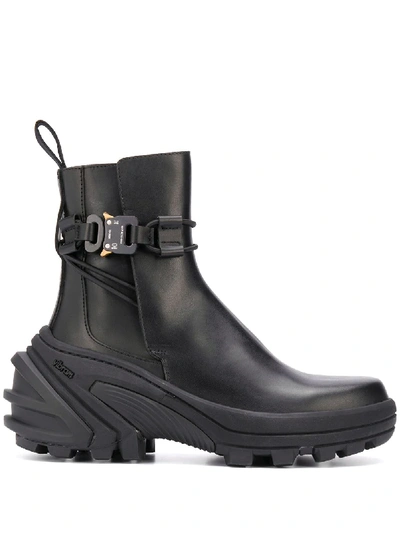 Alyx Buckled Chelsea Boots In Black