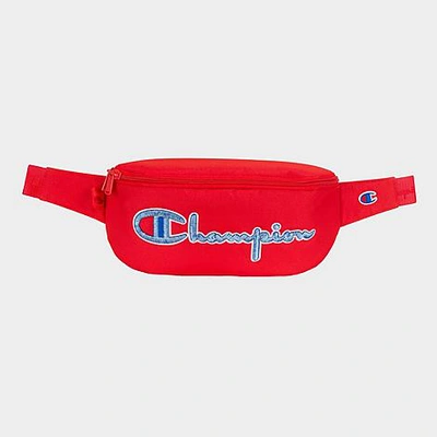 Champion Supercize Graphic Waist Bag In Red