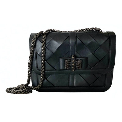Pre-owned Christian Louboutin Sweet Charity Black Leather Handbag