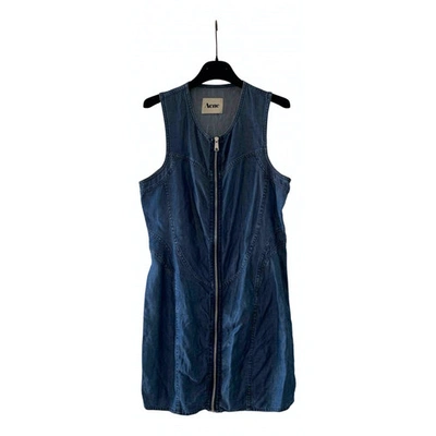 Pre-owned Acne Studios Mid-length Dress In Navy