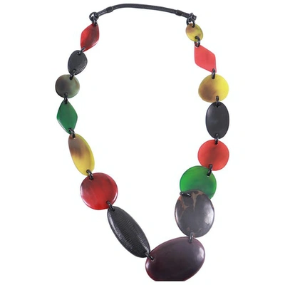 Pre-owned Monies Multicolour Pearls Necklace