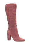Chinese Laundry Krafty Knee High Boot In Redwood Suede