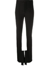 SSHEENA STRUCTURED-HEM HIGH-RISE TROUSERS