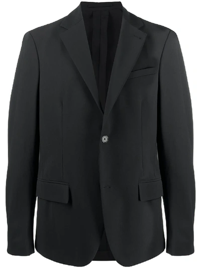 Traiano Milano Front Button Blazer In Black