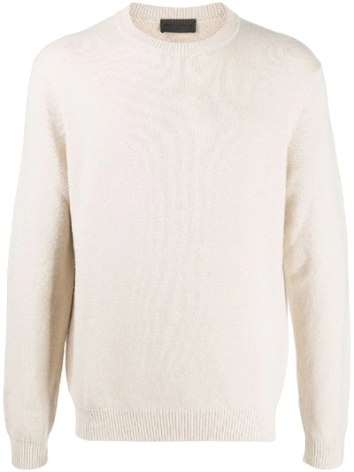 Iris Von Arnim Fine Knit Jumper In Neutrals