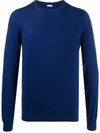 MALO FINE-KNIT ROUND NECK JUMPER