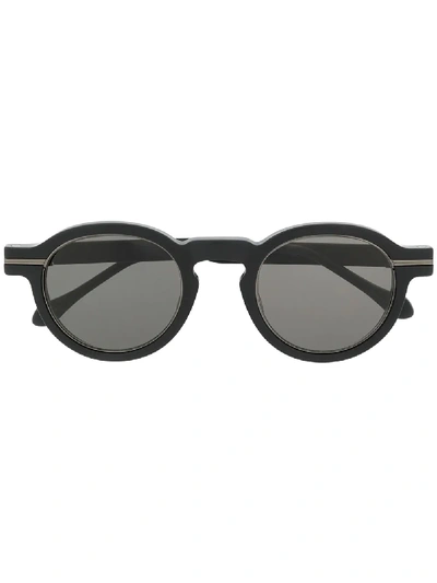Matsuda Sonnenbrille Mit Rundem Gestell In Black