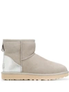 Ugg Stivali Classic Mini Ii Metallic In Grey