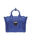 3.1 PHILLIP LIM / フィリップ リム 3.1 PHILLIP LIM PASHLI MINI LEATHER SATCHEL IN BLUE