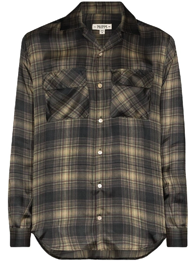 Phipps Hollywood Check-pattern Shirt In Green