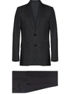 Ermenegildo Zegna Single-breasted Wool-silk Blend Suit In Grey