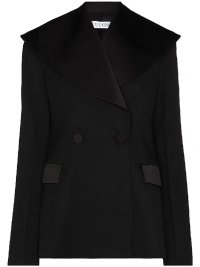 Jw Anderson Blazer Mit Schalkragen In Black