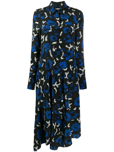 Christian Wijnants Abstract Print Dress In Black