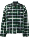 CHRISTIAN WIJNANTS QUILTED PLAID CHECK JACKET