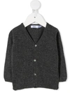 Knot Knitted Cardigan In Grey