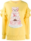 MOSCHINO CAKE TEDDY BEAR SWEATSHIRT