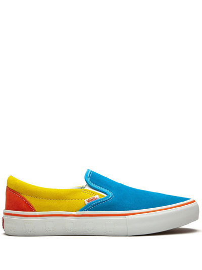Vans The Simpsons Slip-on Sneaker In Blue