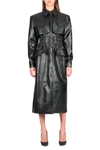 MATERIEL FAUX LEATHER CARGO COAT,11508028