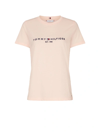 Tommy Hilfiger T-shirt With Logo In Corallo