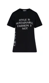 Redemption Slogan Cotton T-shirt In Black