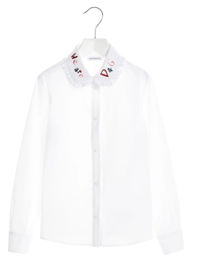 Dolce & Gabbana Kids' Shirt In White