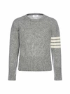 THOM BROWNE 4-BAR WOOL SWEATER,MKA317A 01085055