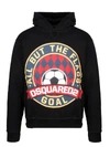 DSQUARED2 GRAPHIC PRINT HOODIE,11507312