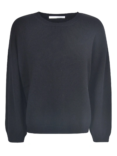 Saverio Palatella Ribbed Sweater In Black