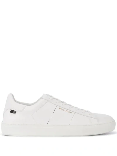 Woolrich Low-top Leather Trainers In White