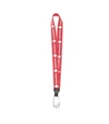 DSQUARED2 RED KEYCHAIN WITH WHITE LOGO