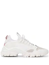 MONCLER LOGO PATCH LACE-UP SNEAKERS