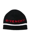 GIVENCHY LOGO-EMBROIDERED BEANIE