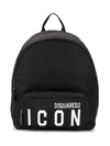 DSQUARED2 EMBROIDERED-LOGO BACKPACK