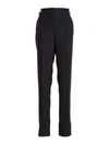 EMPORIO ARMANI LUREX PANTS IN BLACK