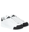 DOLCE & GABBANA PORTOFINO LEATHER trainers,P00485559