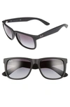 Ray Ban Youngster 54mm Sunglasses In Black/ Black