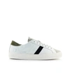 DATE D.A.T.E. HILL LOW VINTAGE WHITE MILITARY GREEN SNEAKER,11508494