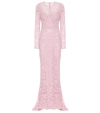 DOLCE & GABBANA GUIPURE LACE GOWN,P00506239