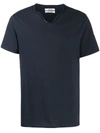Zadig & Voltaire Men's Monas Splitneck Cotton T-shirt In Marine