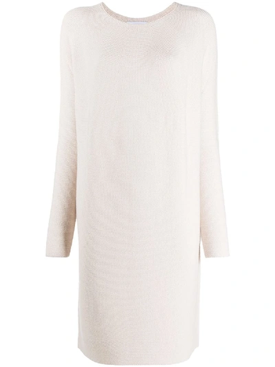 Christian Wijnants Sweater Dress In Neutrals