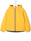K-way Reversible Rain Jacket In Blue